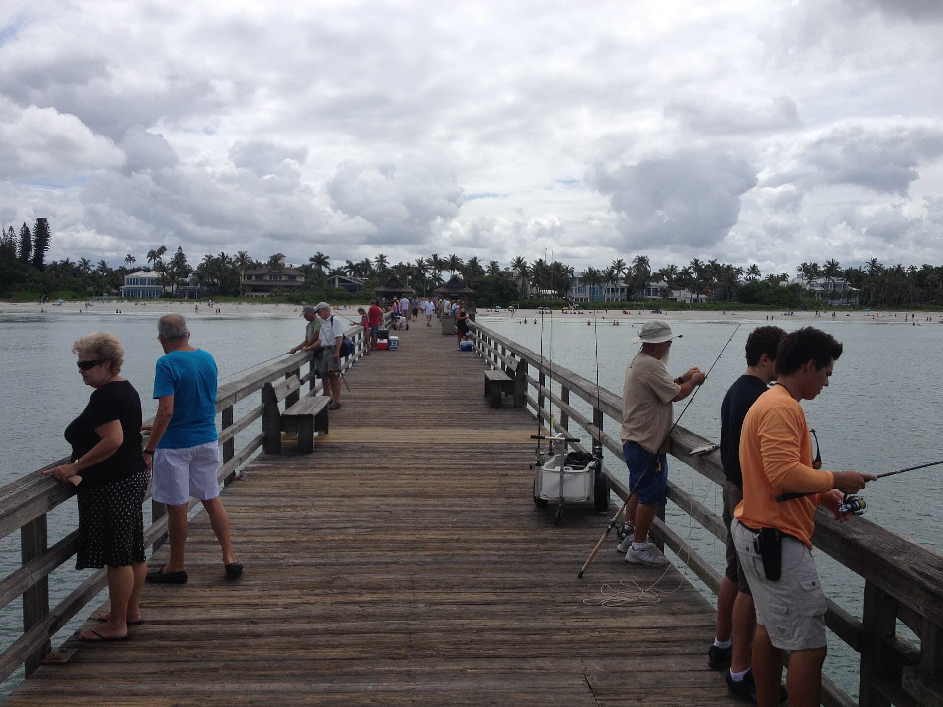 The Naples Pier on the Gulf of Mexico